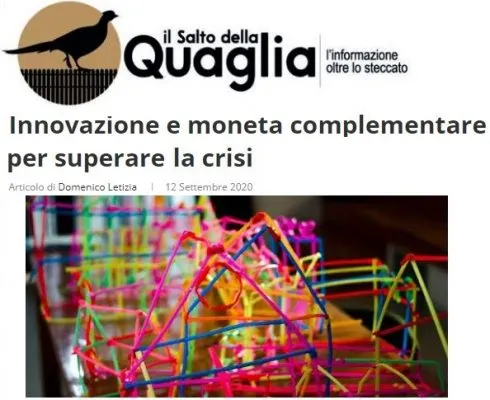 Innovazione moneta complementare per superare la crisi
