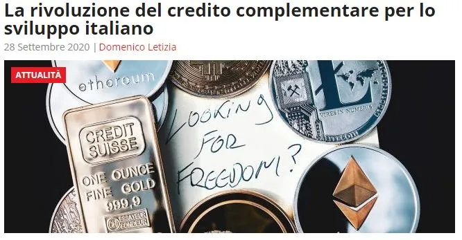 La rivoluzione del credito complementare per lo sviluppo campano